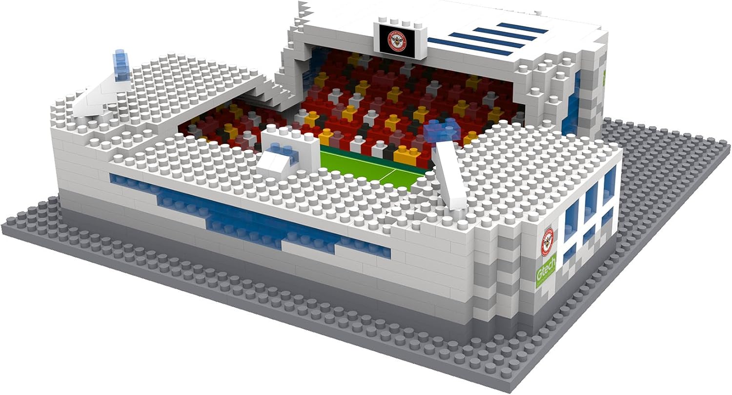 Brentford brxlz: FOCO ly Licensed FC BRXLZ Bricks 3D Football Toy Model