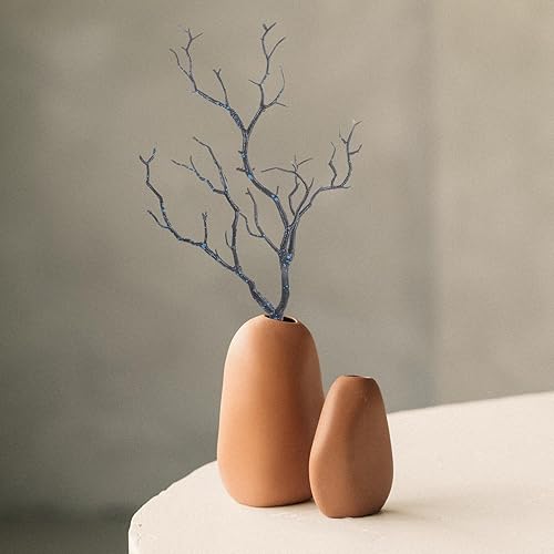 Miniatura 2 de ABOOFAN 4 piezas de ramas de sauce artificiales rizadas para Halloween, oscuridad, bruja cornamenta, diadema decorativa, ramas de árbol seco,