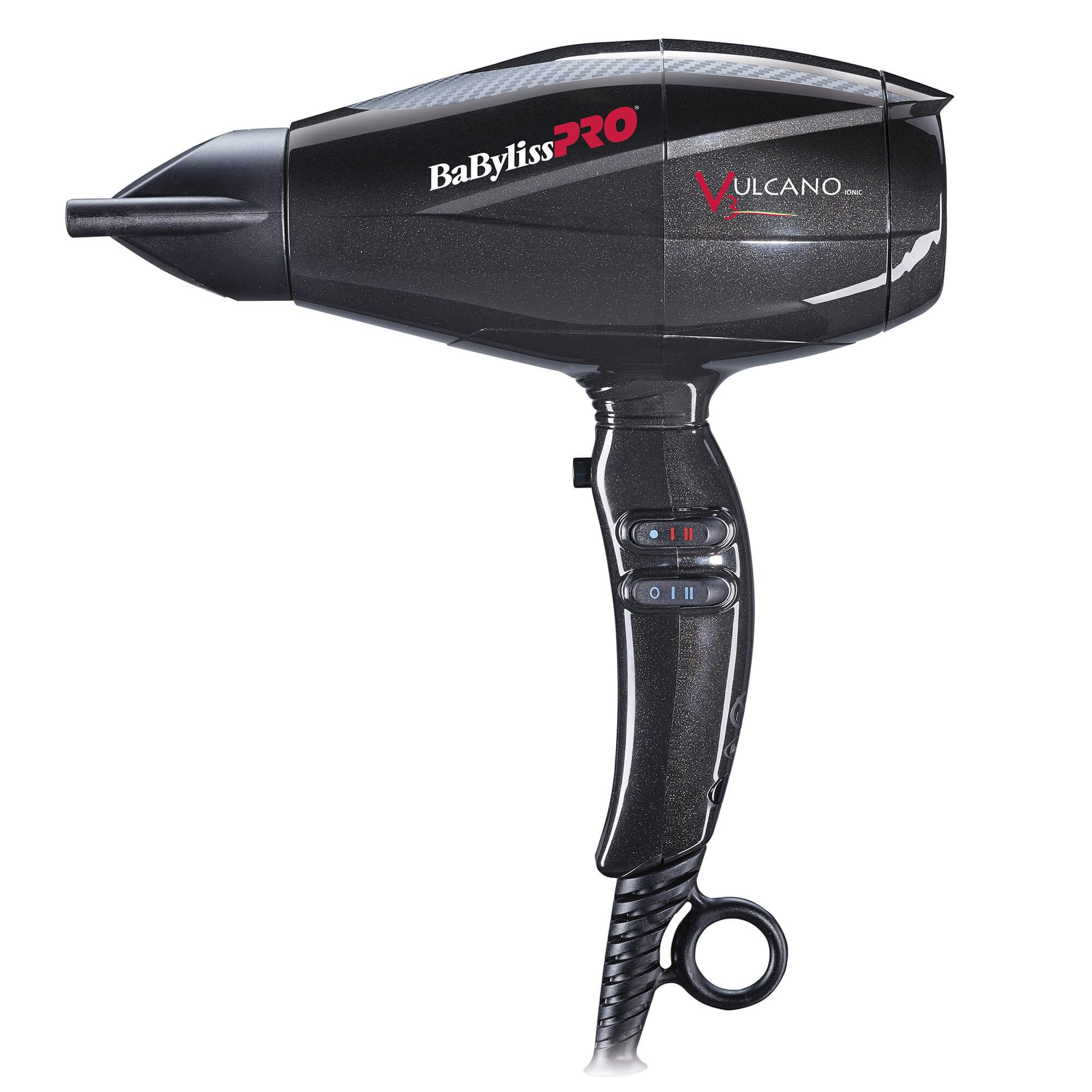 Sèche-cheveux ionic Vulcano HQ noir 2400W Babyliss Pro