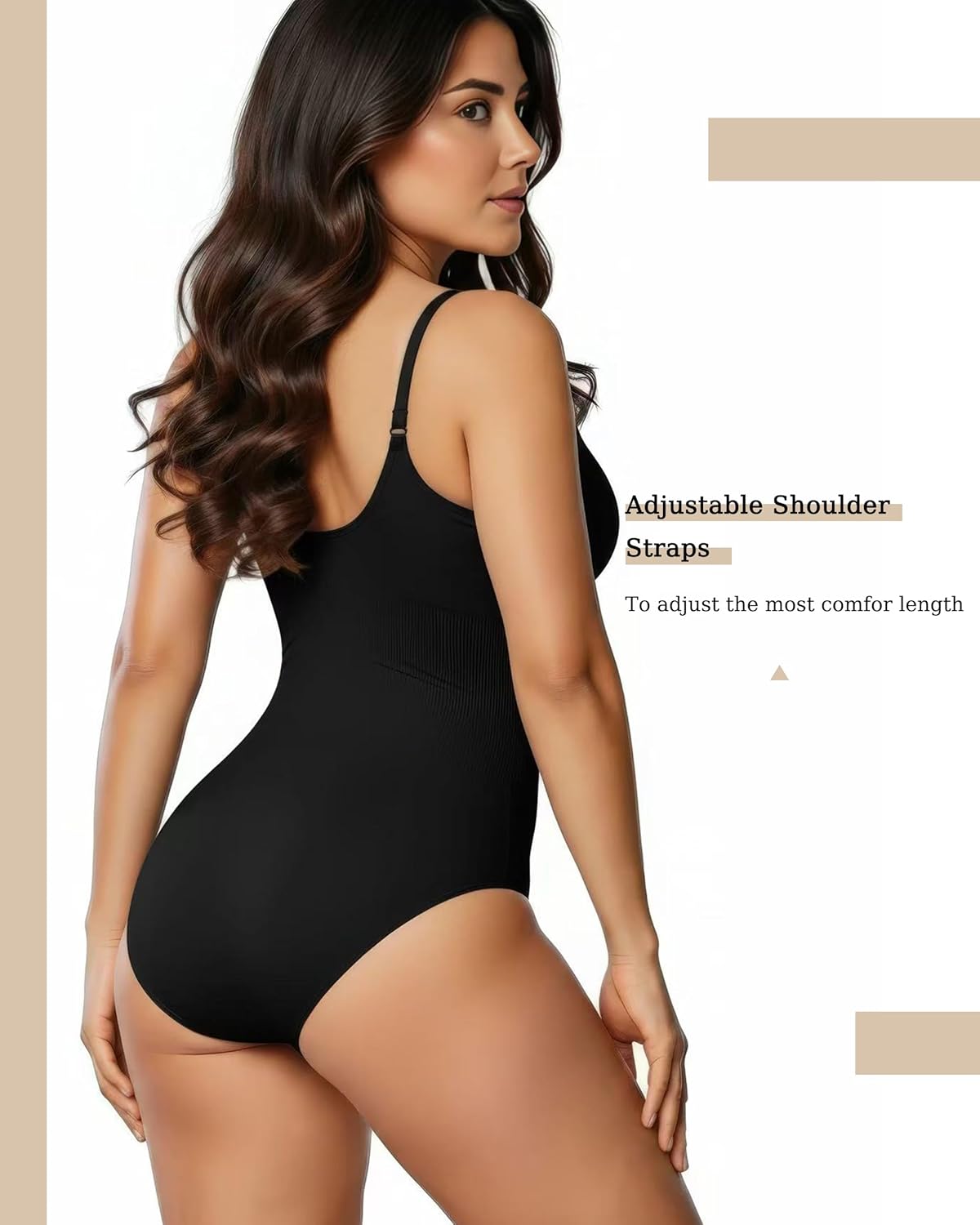 DEYUO Fajas Colombianas Shapewear for Women Tummy Control Bodysuit Postpartum Body Shaper Butt Lifting Faja Bodysuit - Image 5