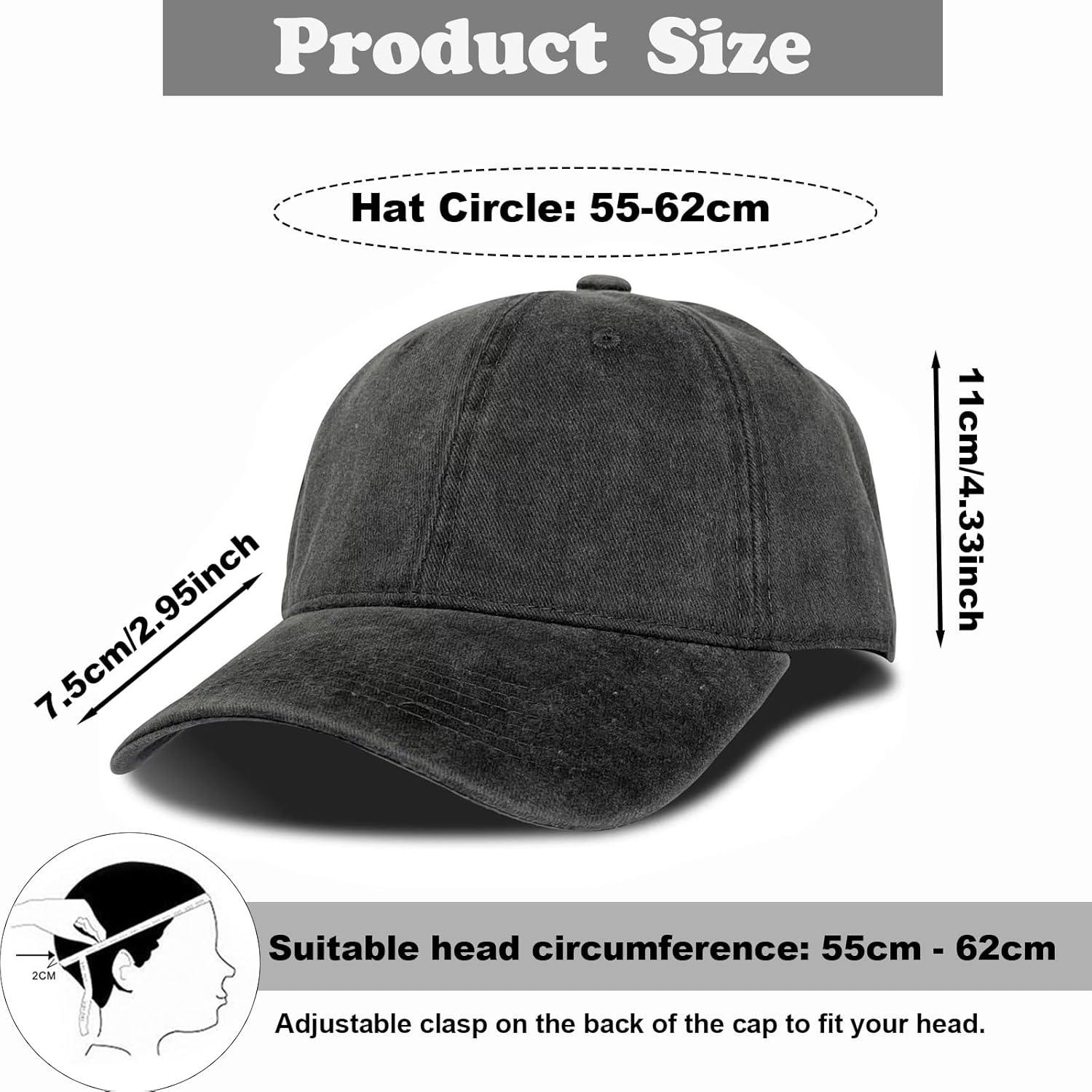 Baseball Cap für Herren Damen Vintage Baseballkappe Dominican Republic