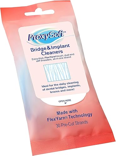 Miniatura 9 de Proxysoft Hilo dental para puentes e implantes, paquete de 2 enhebradores de hilo dental para puentes, implantes dentales, aparatos ortopédicos con