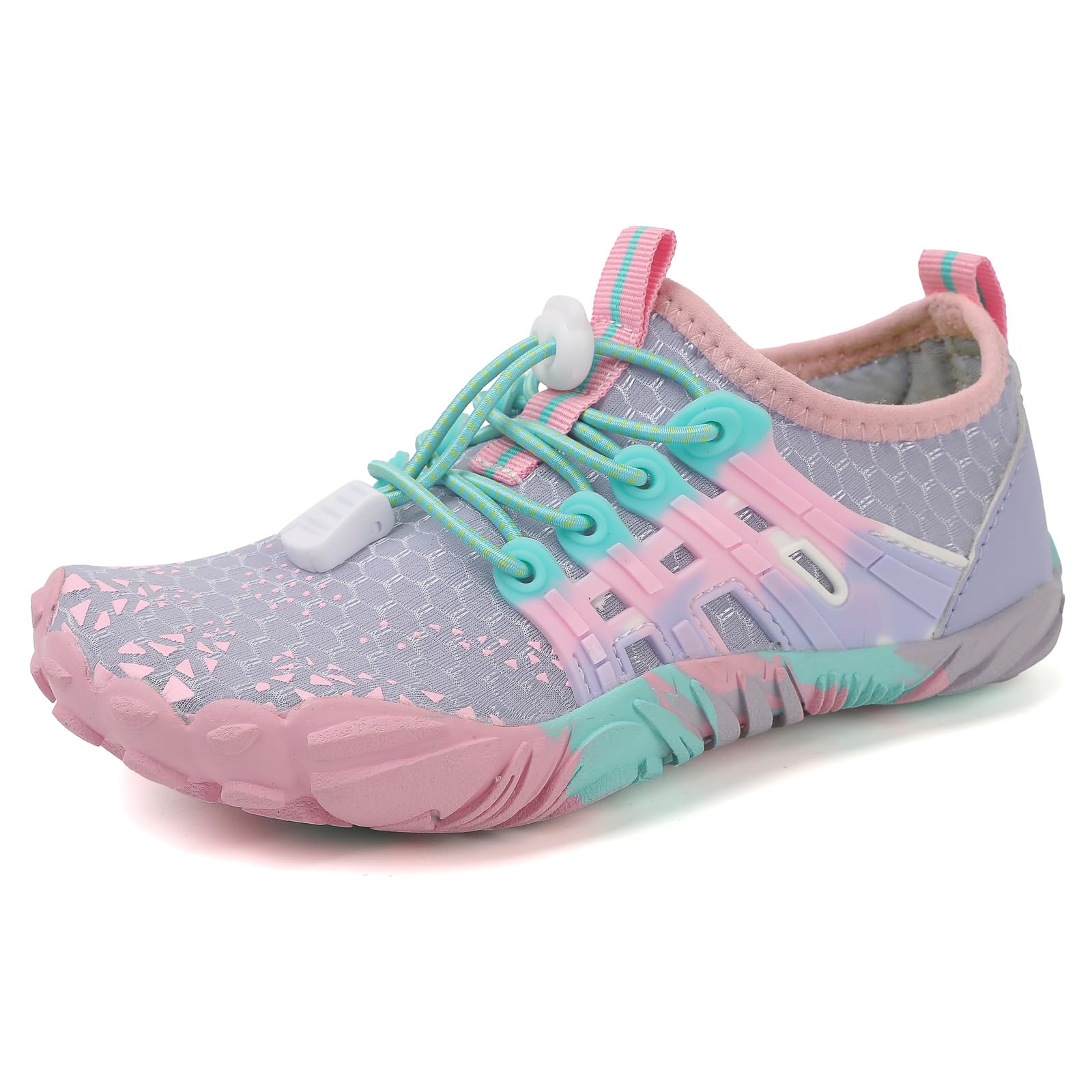 AONEGOLD Zapatos de Agua Niños Niña Barefoot Zapatillas Verano Secado Rápido Respirable Escarpines Antideslizante Piscina Playa Calzado Descalzos