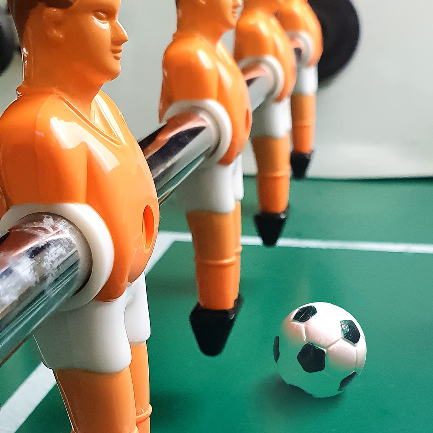 eyepower 11 Football Table Figures 13mm, Netherlands Orange White, Table Foosball Kicker Figures - Image 4