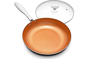 Michelangelo Nonstick Frying Pan with Lid – Cooking Solution for Any Meal