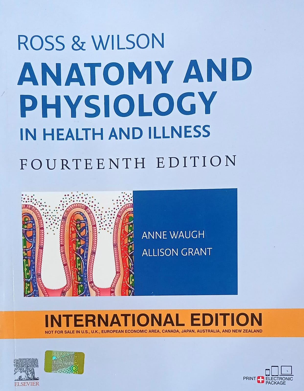 ROSS & WILSON ANATOMY AND PHYSIOLOGY In Health And Illness By Anne Waugh NVB++++