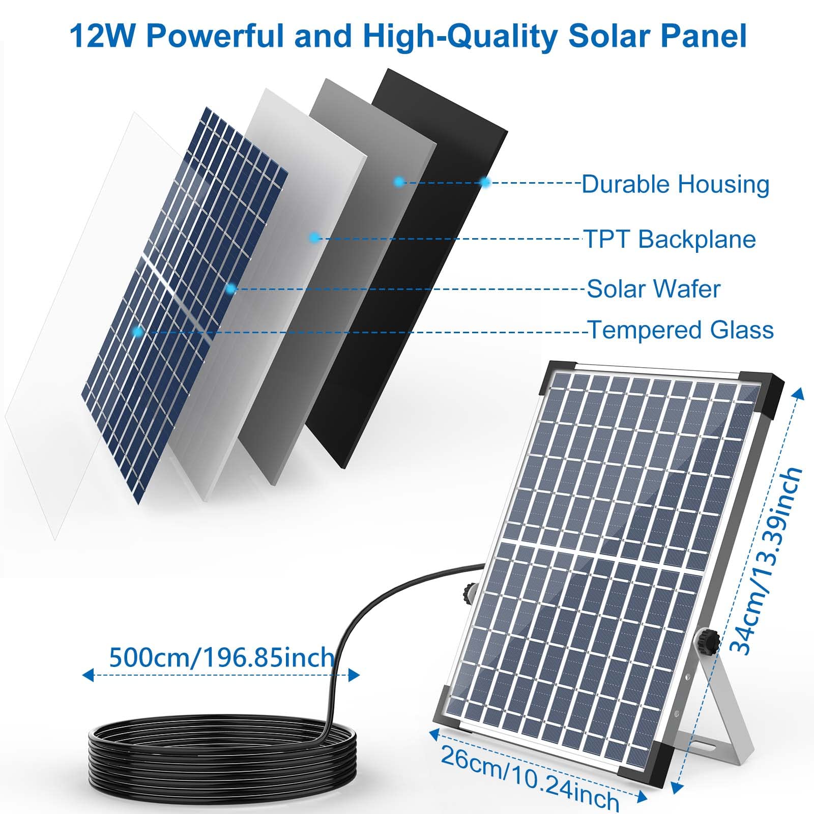 AISITIN 12W Solar Springbrunnen Teichpumpe mit 2M Wasserleitung 21 Fontänenstile für Garten
