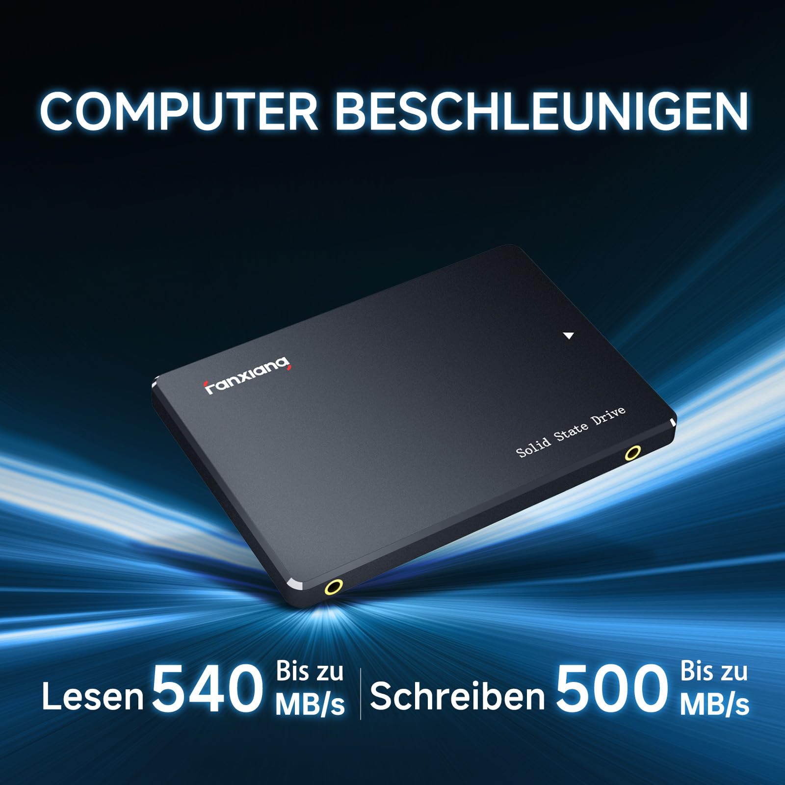 fanxiang M.2 SATA SSD 256GB 2280 Interne Festplatte mit SLC Cache, Hochgeschwindigkeits M2 SSD, Lesen bis 550 MB/s, Schreiben bis 460 MB/s, ideal für Laptop- und Ultrabook-Upgrades