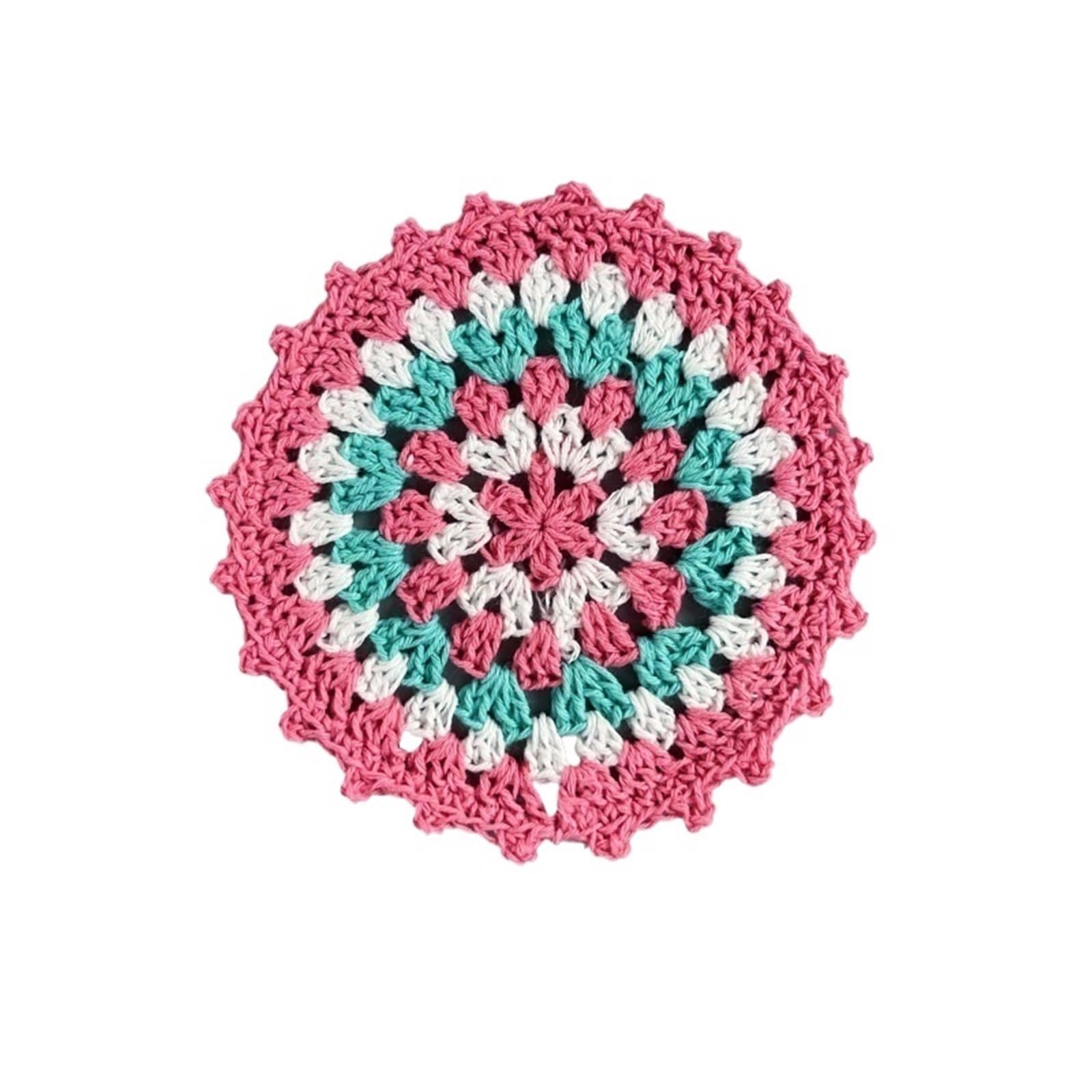 Dessous de verre en crochet contre les taches de table tapis carré 11cm lot
