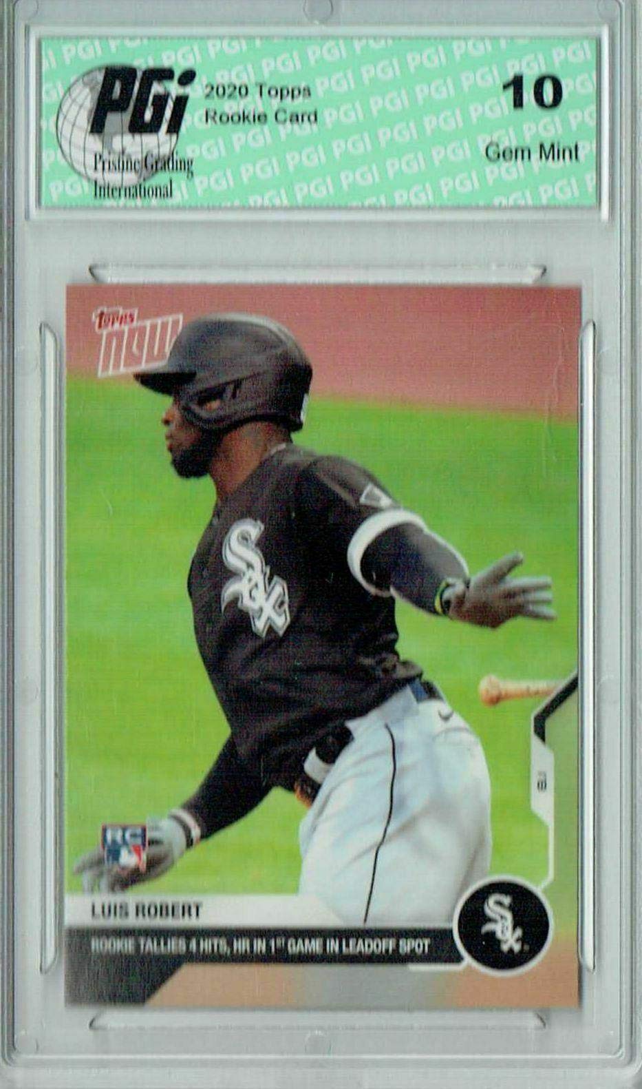 Amazon.com: Luis Robert 2020 Topps Now #43, 1 of 6,413 Made Rookie Card PGI  10 - Baseball Slabbed Rookie Cards : Collectibles & Fine Art