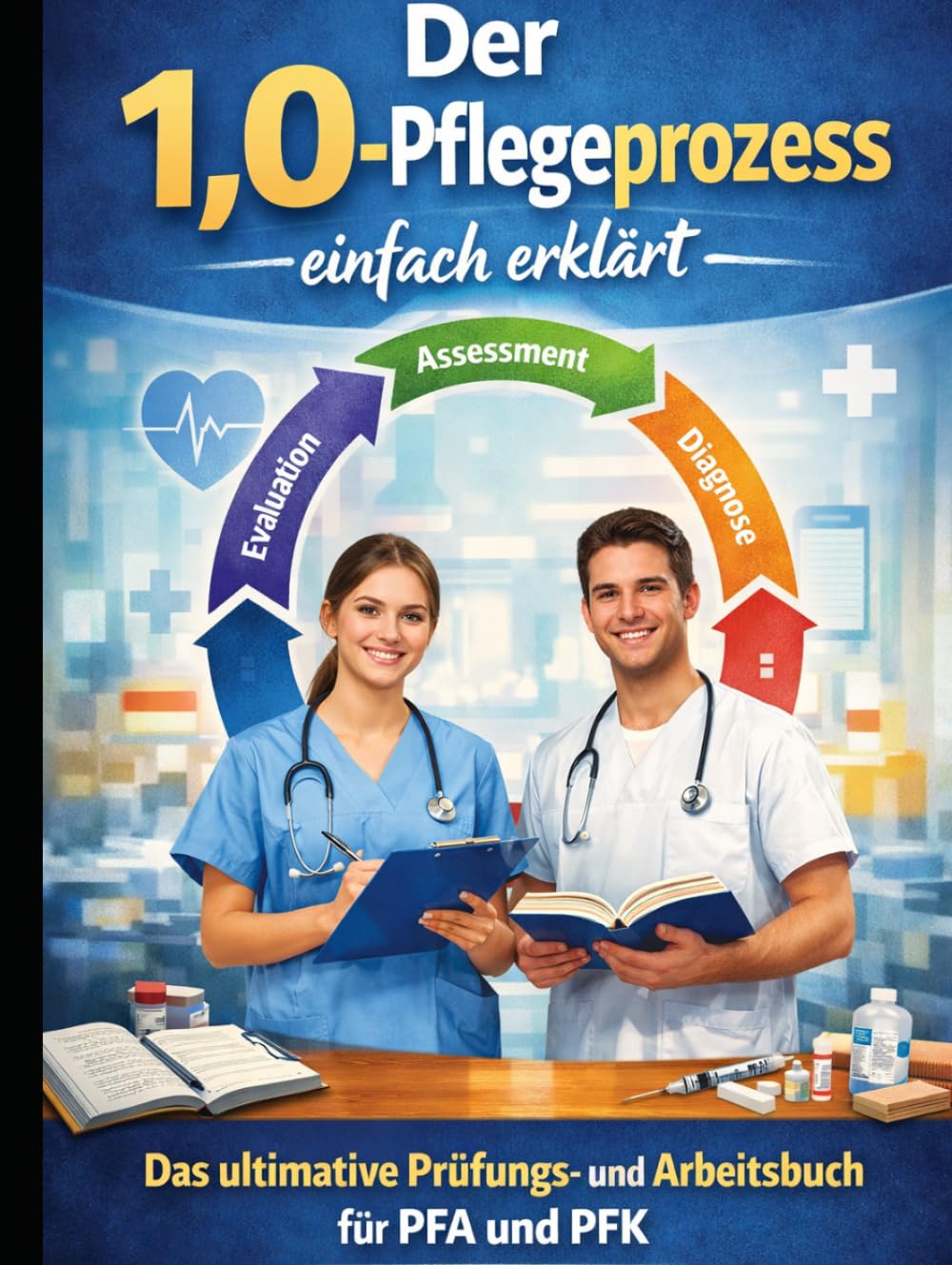 Der 1,0-Pflegeprozess einfach erklärt: Das ultimative Prüfungs- und Arbeitsbuch für PFA und PFK (Einfach Lernen - Pflegeausbildung)