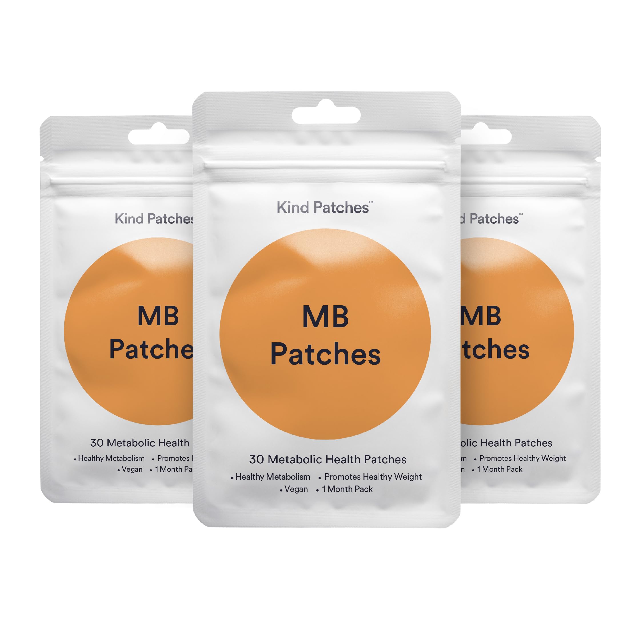 MB Patches | Healthy Metabolism & Daily Energy Support | Plant-Based Botanical Blend with Citrus & Green Tea | 90 Vegan Patches, 3 Months Supply