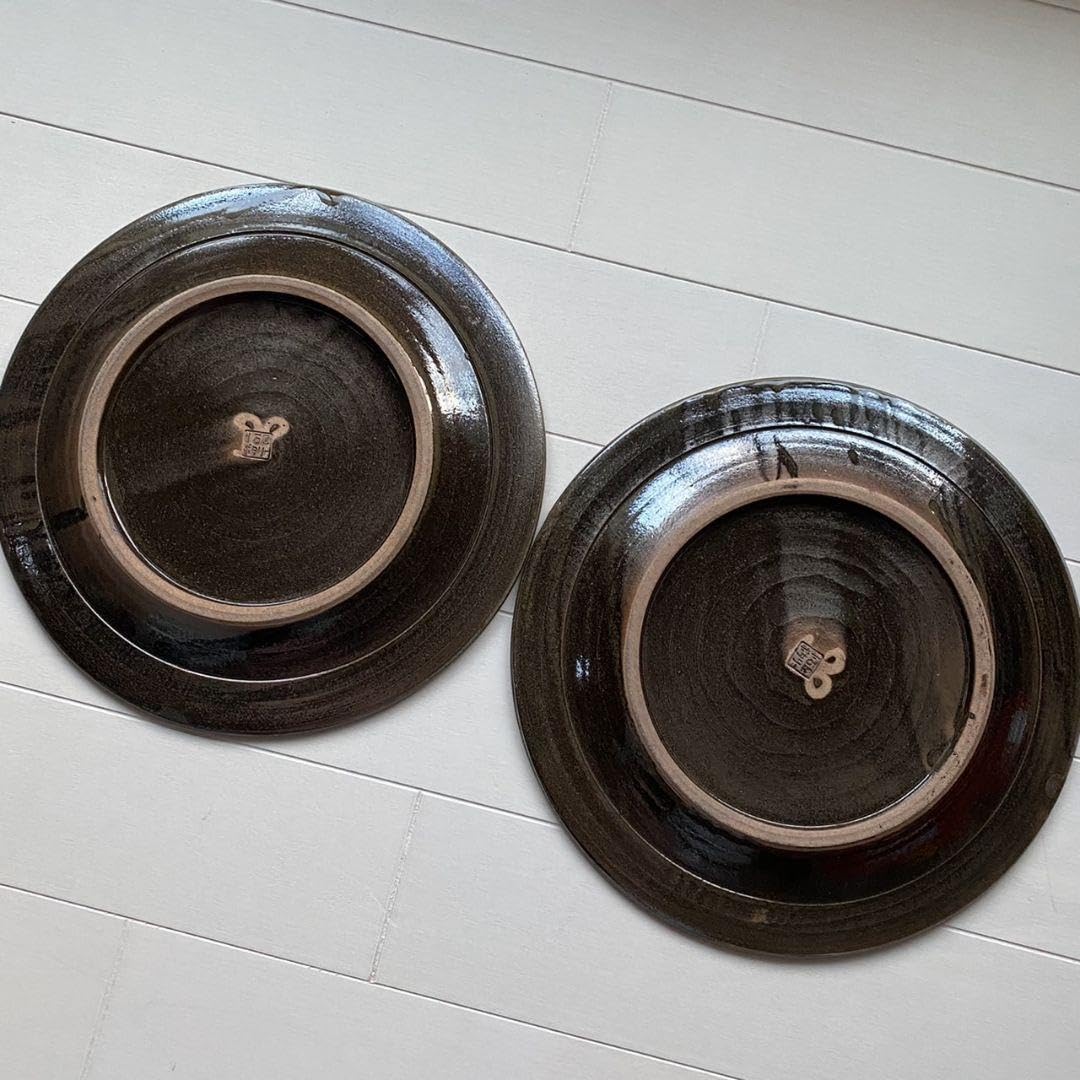 Amazon.co.jp: 小石原ポタリー 毎日プレート 2枚 ホビー グッズ