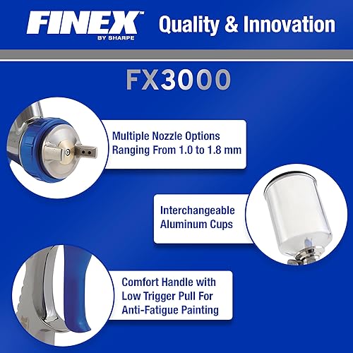 Miniatura 3 de Pistola para rociar pintura Graco-Sharpe HVLP FX3000 , 1