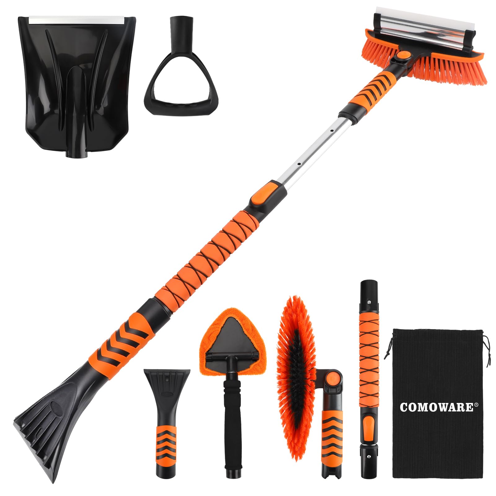 COMOWARE 6-in-1 Snow Brush