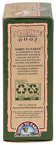 Miniatura 7 de Down to Earth - Polvo orgánico de azomita blanca para mejorar el crecimiento de las plantas 0-0-0.2, 1 libra