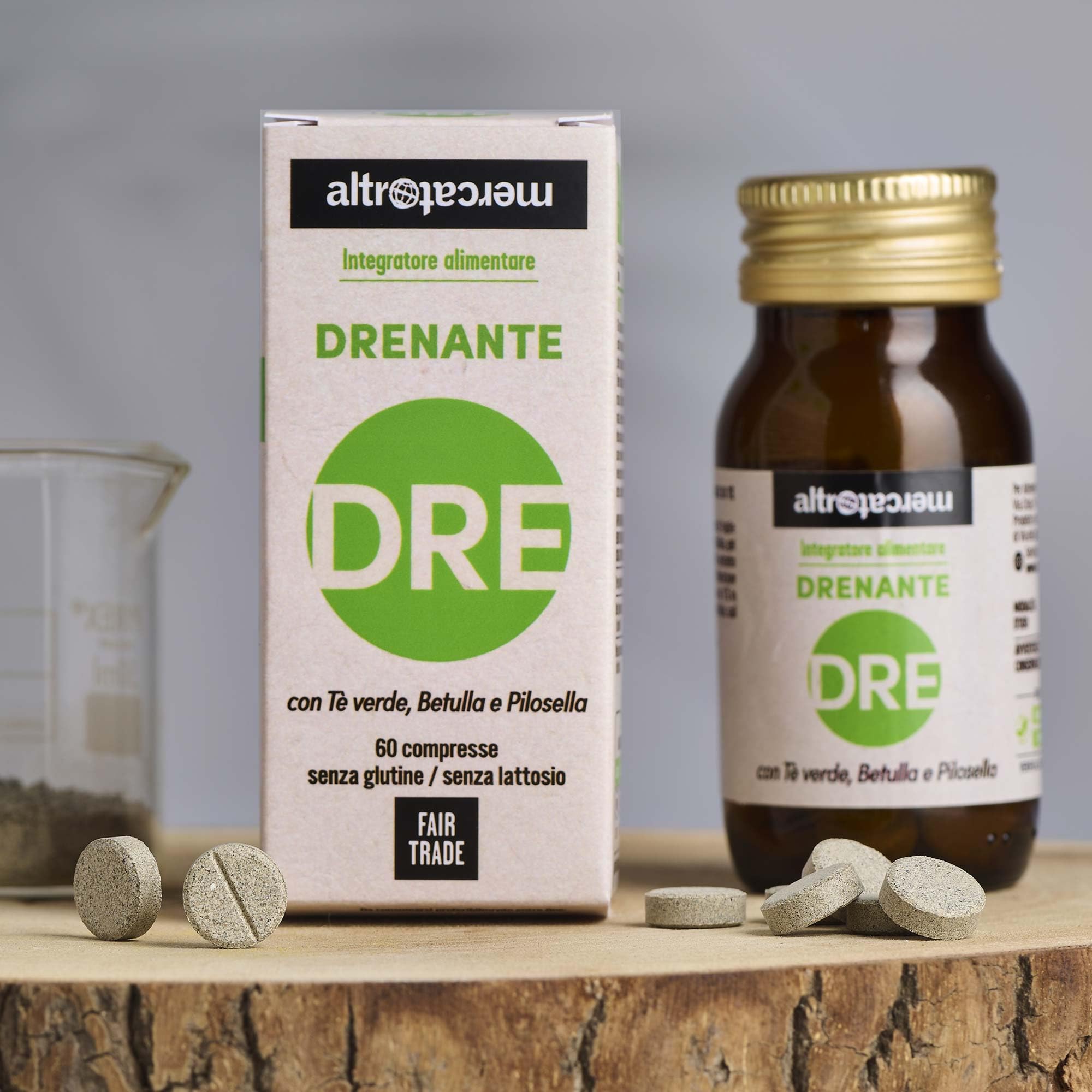 ALTROMERCATO - Drenante integratore in compresse - 60 compresse - 42 g