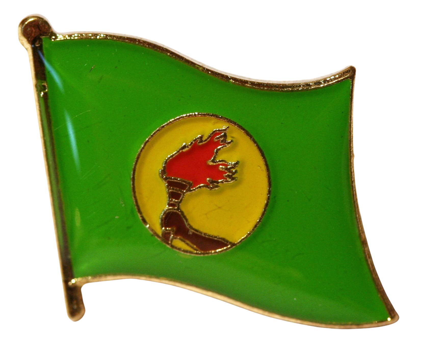 Zaire Flag Pin Badge