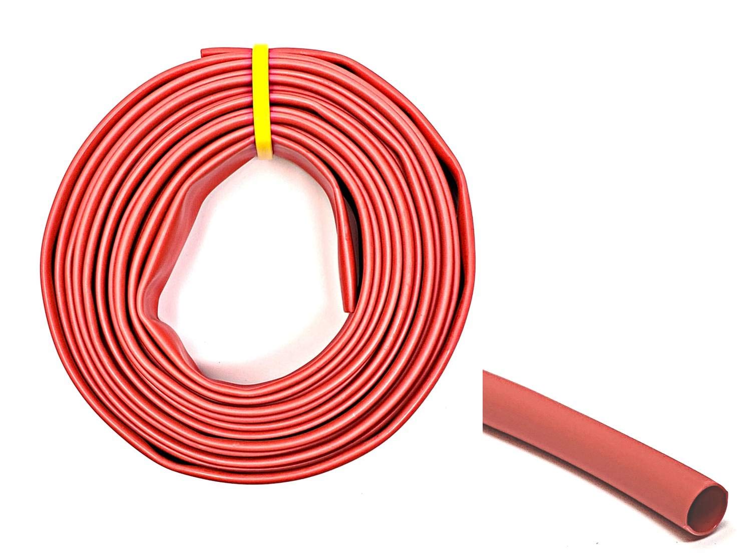 10 Feet Heat Shrink Tubing Ratio 3:1 Dual Wall Adhesive Glue Lined Red 3 4 - View #7