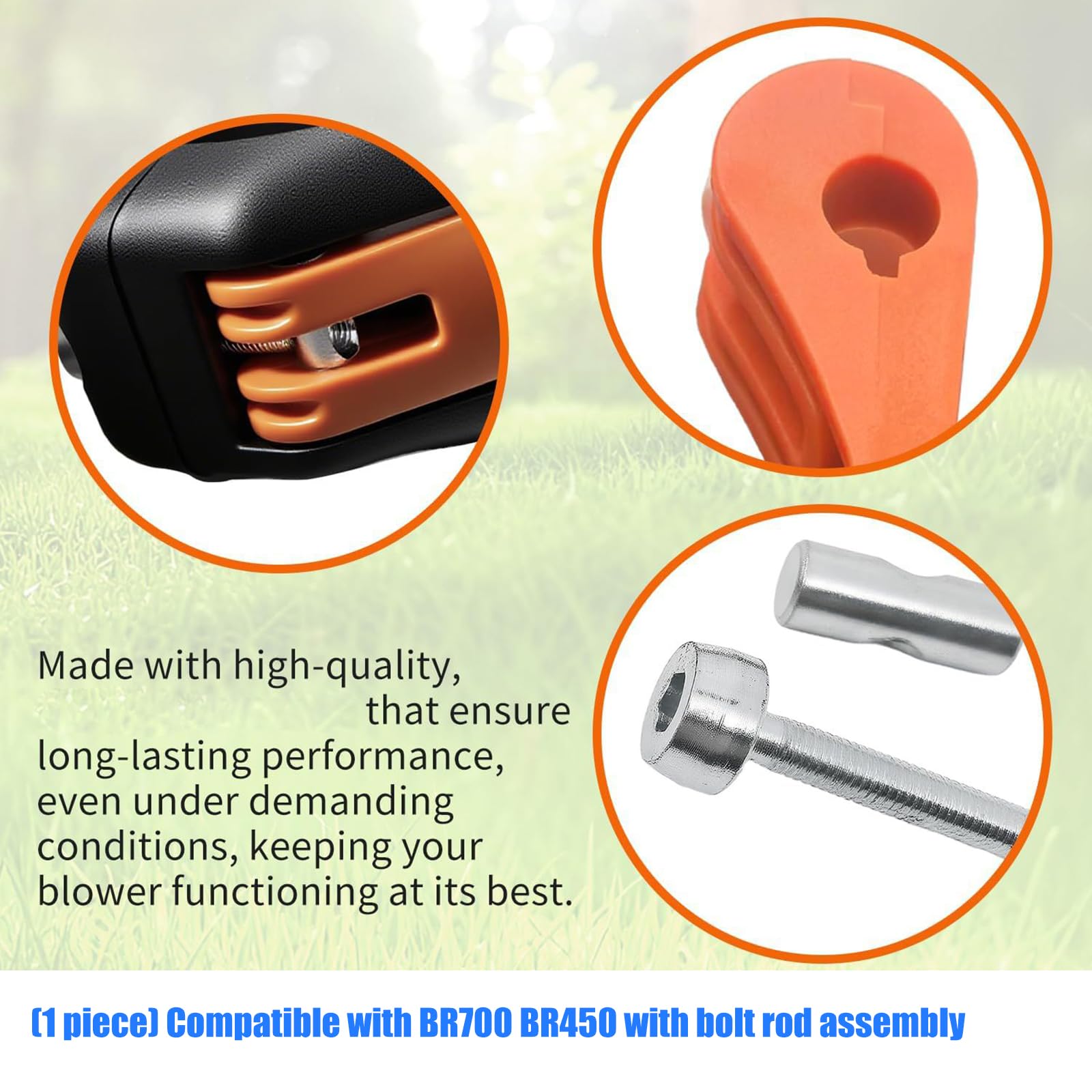 Robusto conjunto de varilla de perno de ABS para herramientas de jardín que ofrece un ajuste común Instalación rápida Materiales livianos y fáciles de usar ABS resistente