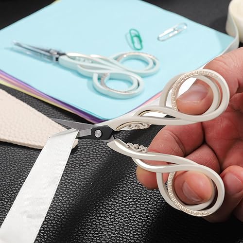 Miniatura 7 de Tijeras de costura pequeñas, tijeras de precisión de punta afilada para manualidades, costura, bordado, punto de cruz, detalle de ganchillo, corte
