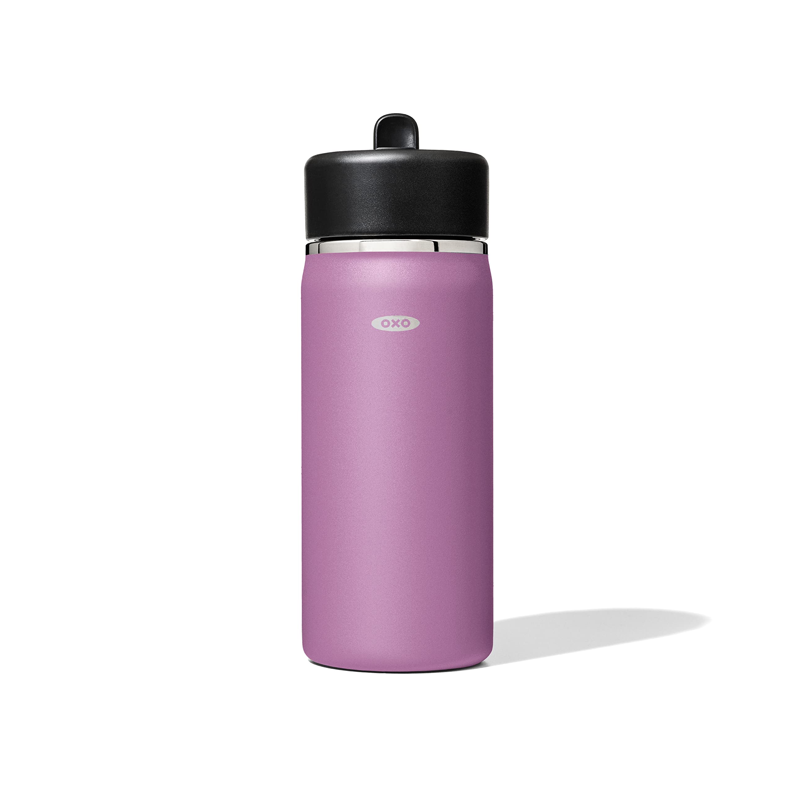 Botella OXO de gama alta 16 oz con pajita amatista de alta resistencia