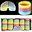 The Dreidel Company Plastic Coil Spring, Glow-In-The-Dark Magic Rainbow Slingy, Party Favor, Birthday Bag Filler, Stocking Stuffers, 3 (80MM) (25-Pack)