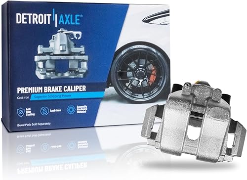 Miniatura 86 de Detroit Axle - Pinza de freno delantera derecha con soporte de repuesto para Chevrolet Equinox Captiva Sport Pontiac Torrent Saturn Vue Suzuki XL-7