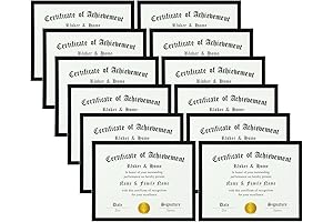 ELSKER&HOME 8.5 x 11 Black Picture Frames 12 Pack