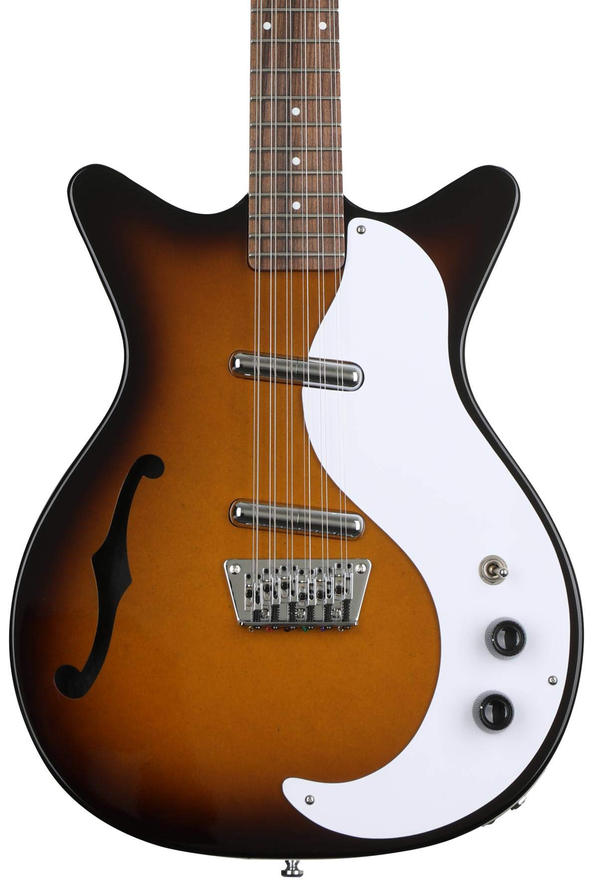Danelectro 59 12 String With F Hole - Tobacco Sunburst : Amazon.co