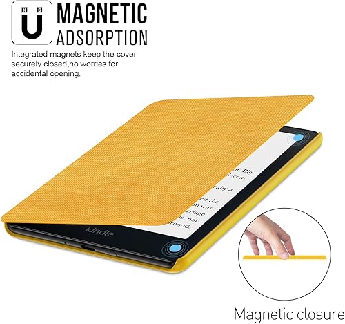 Miniatura 6 de Ayotu Funda de tela para Kindle Paperwhite de 6.8" (11 generación 2021 lanzado) y Signature Edition  Funda ligera y delicada con encendido y apagado