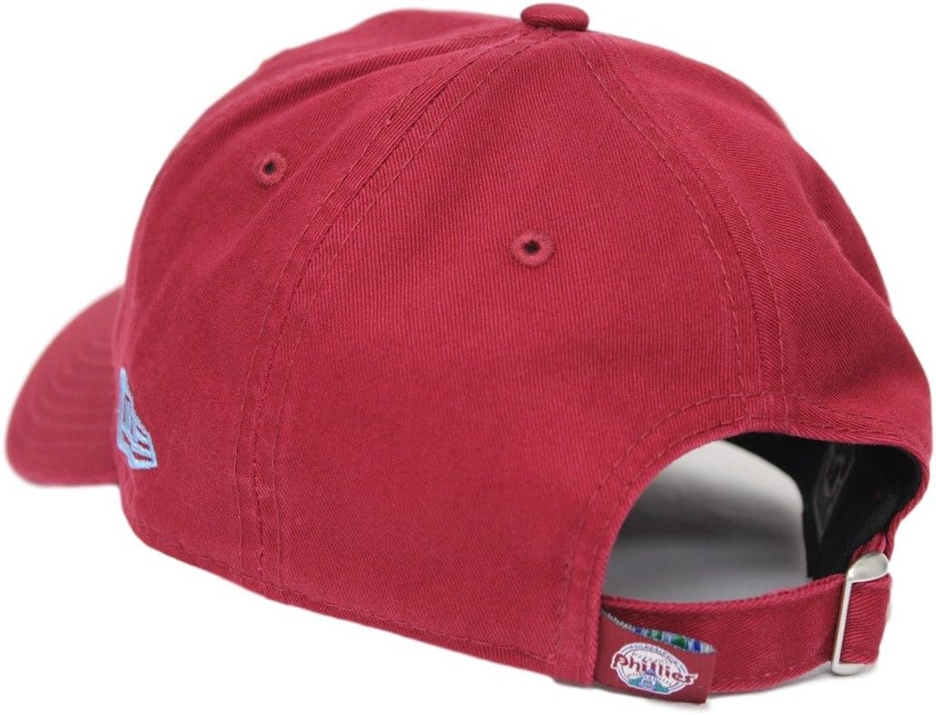 New Era Philadelphia Phillies 9Twenty MLB Core Classic Adjustable Hat - Red - Image 2
