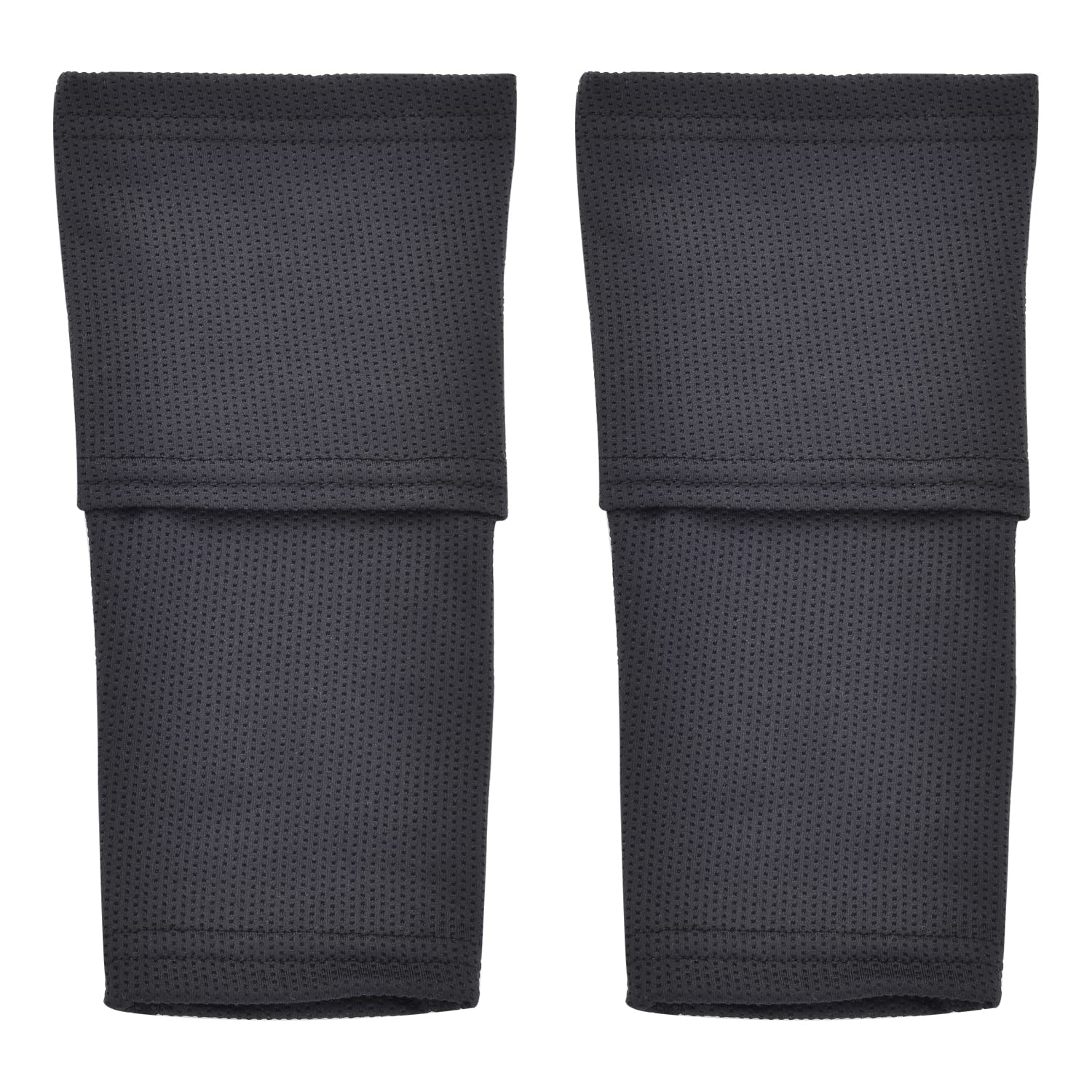 Herren Fussball Schienbeinschoner Halterung mit Optimierter Einstecktasche - Kinder Sleeves Socken für Schienbeinschoner (Schwarz L)