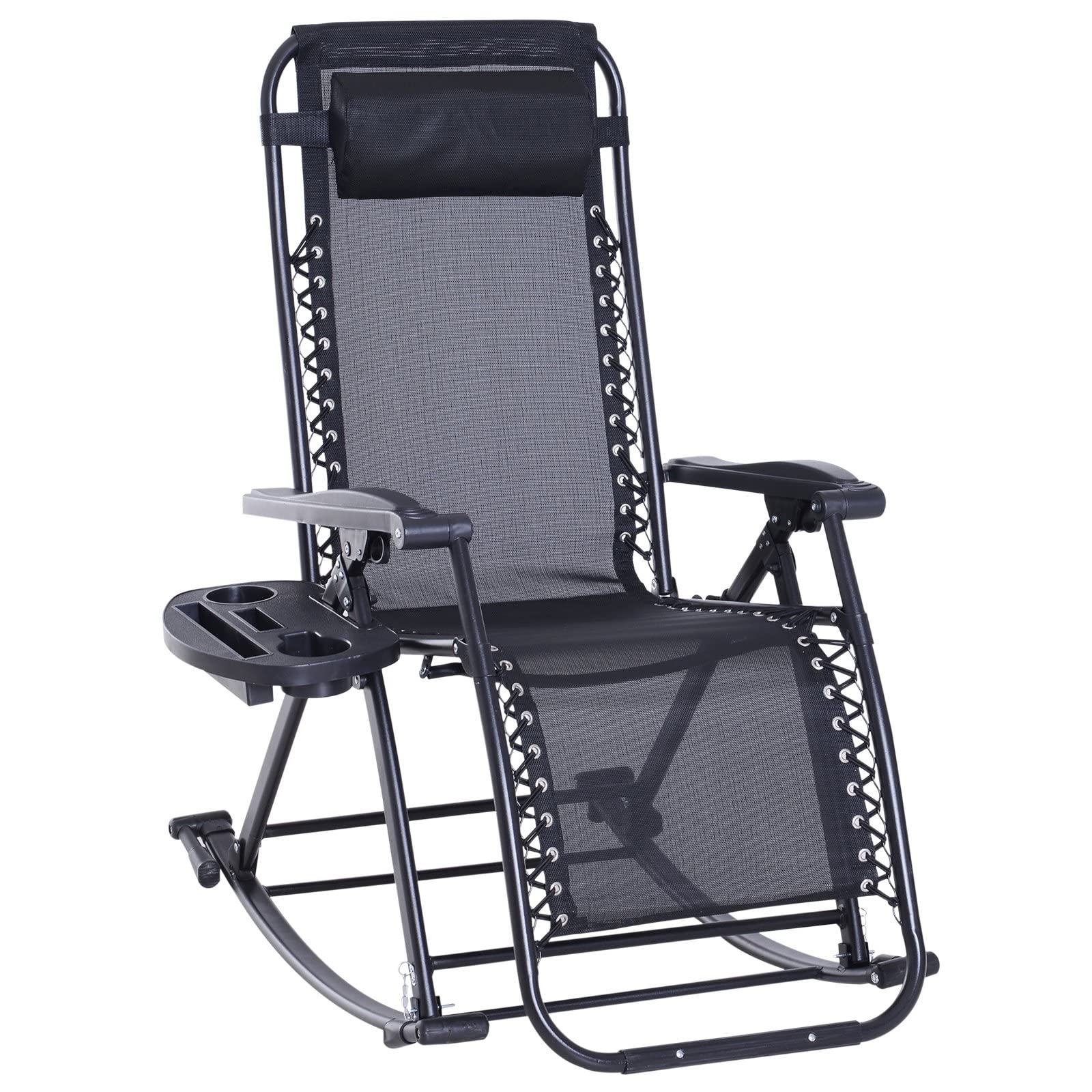 Buy HARIGYAN Rocking Chair Folding Chairs with Armrest Balcony Home