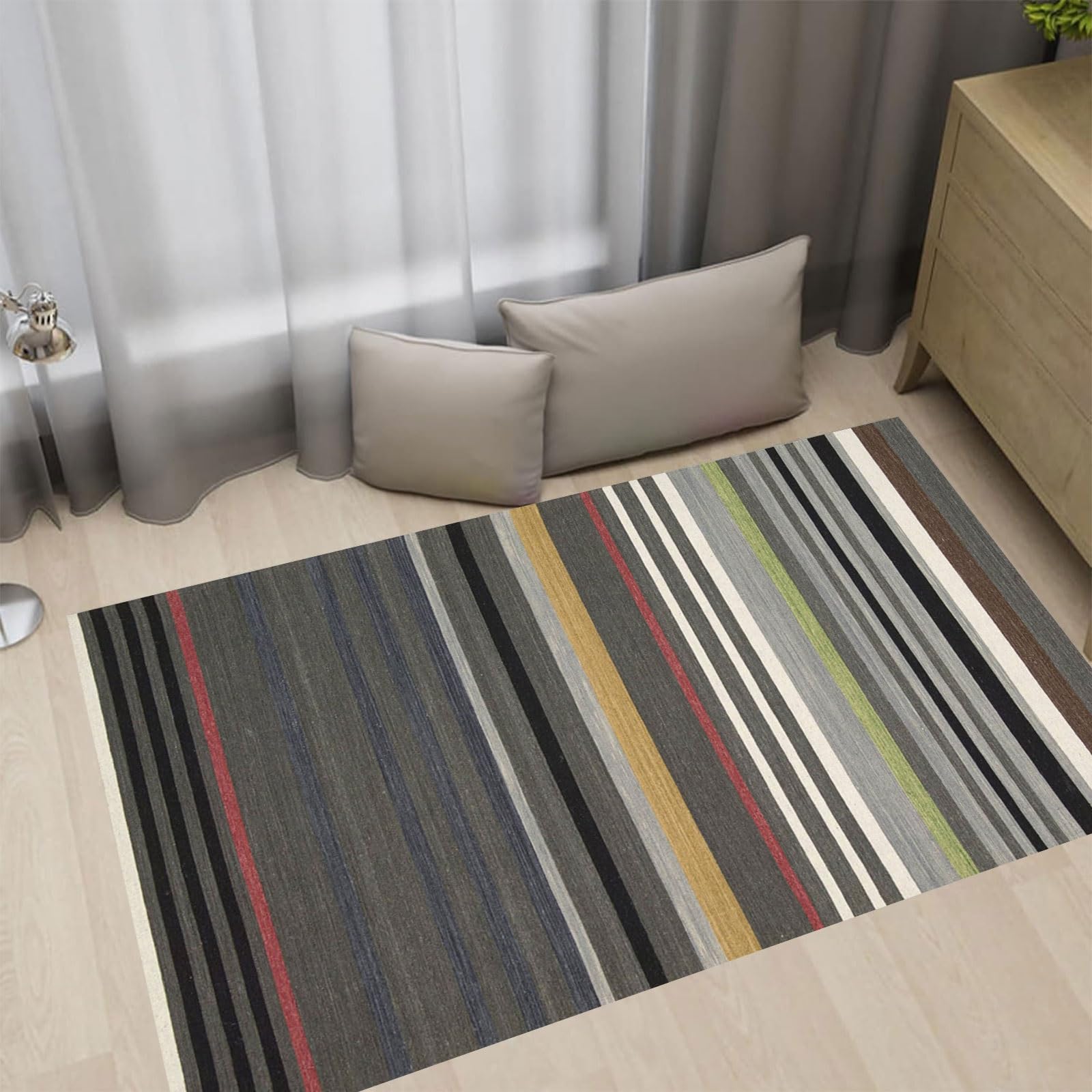 Alfombra cocina lavable 40x200 cm vinilo vintage pasillo pelo corto GUOJUN