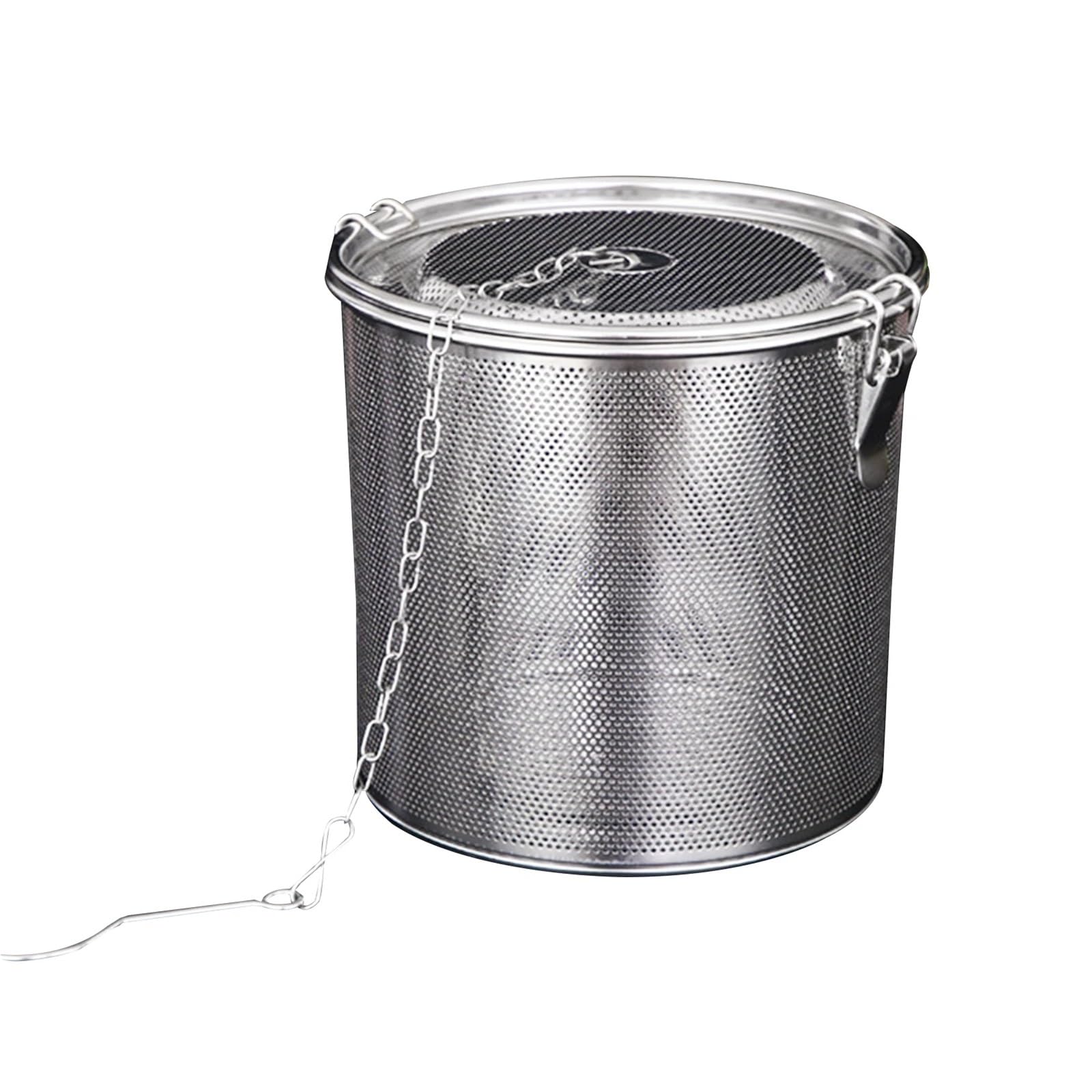 Mehlsieb Filtern Lebensmittelsieb Feinmaschiges Küchenwerkzeug Hot Pot Gewürzbeutel Edelstahl Home Schlackentrennung Sole,Mehlsieb(10cm)