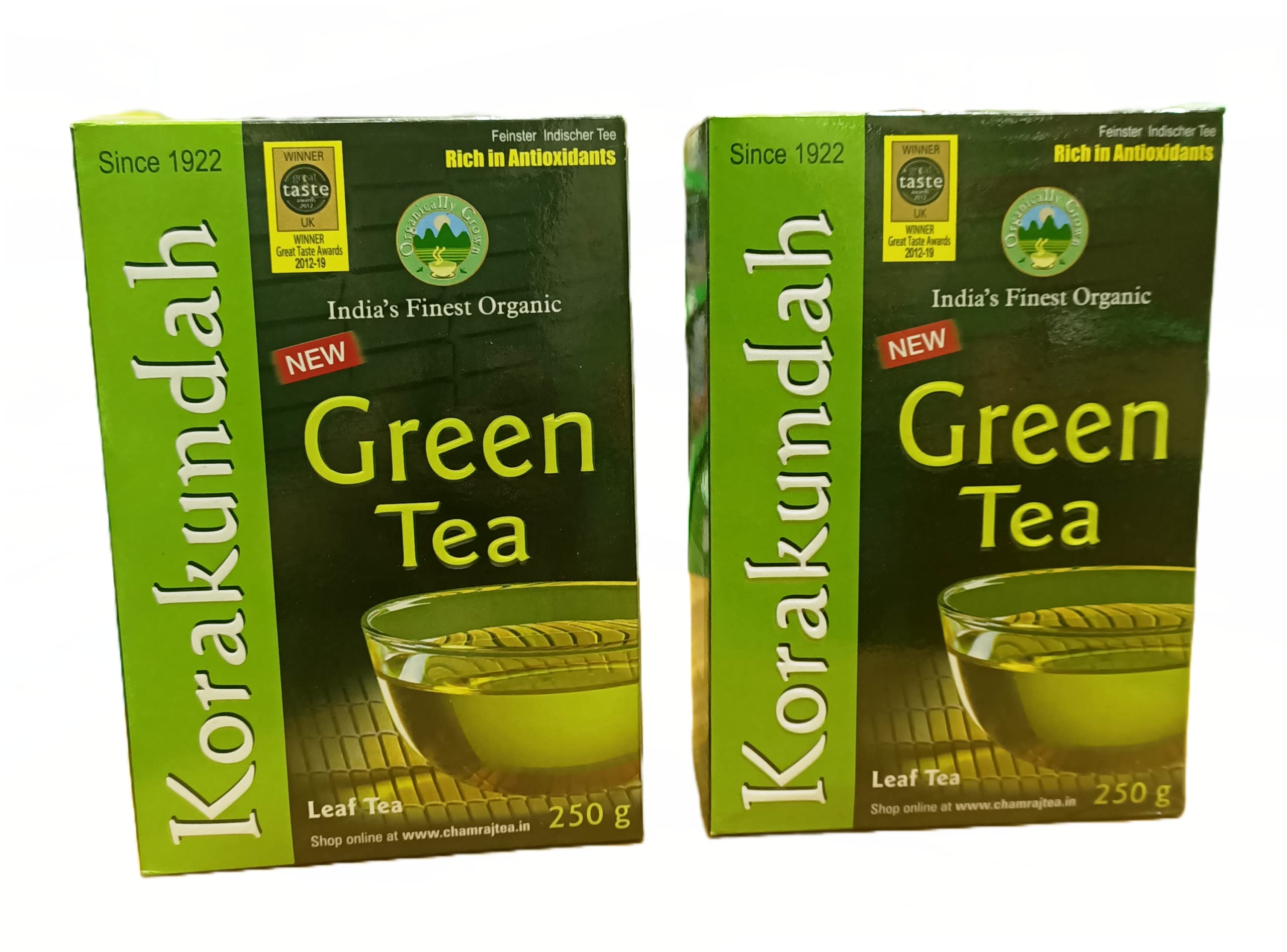 KORAKUNDAH Organic Green Tea 250 grams | Pack of 2 | Total 500 grams | Indias Finest Organic Tea | Rich in Antioxidants | Chamraj Nilgiri Tea (B0BB21LYM9) Amazon Price History, Amazon Price Tracker