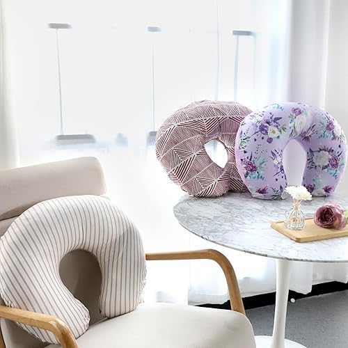 Miniatura 8 de Funda de almohada de lactancia, 1 paquete, funda de almohada de lactancia extraíble para almohadas de lactancia materna, funda súper suave y cómoda