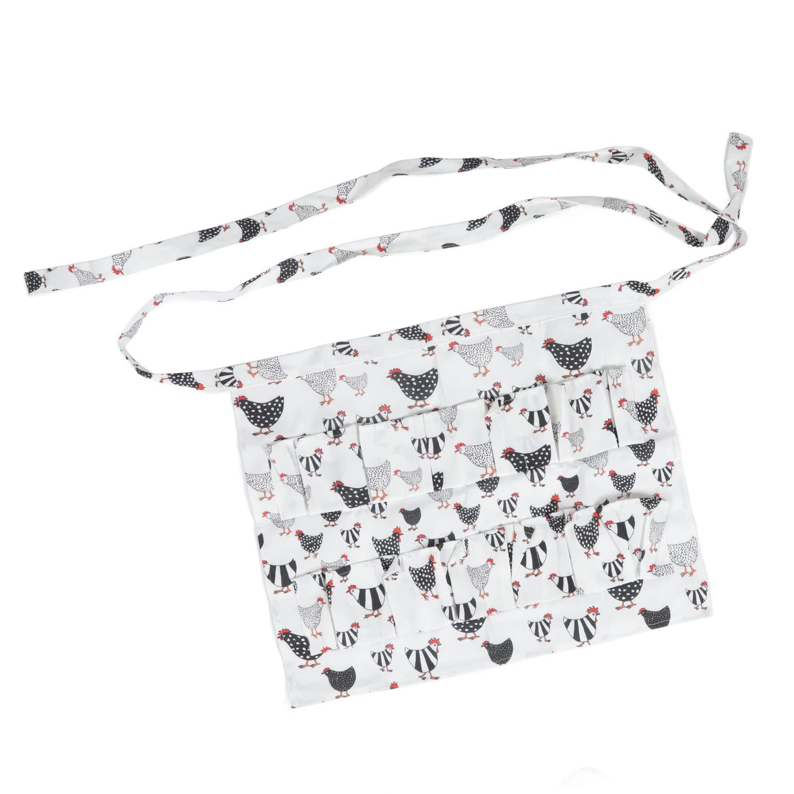 Cocoarm Grembiule per Uova Grembiule per Raccolta Uova in Tessuto 12 Tasche Stile Adulto L per Galline Oche di Quaglia Raccolta Mani Libere Trasporto per Uso in in Stalla Agricola