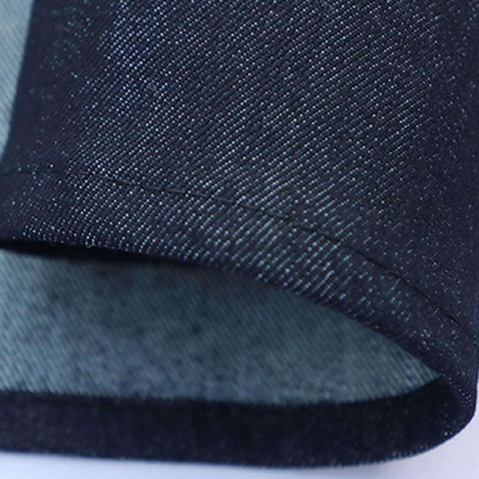 Sharplace Laborkittel für Herren mit Tasche, bequeme, leichte, langärmelige Mechaniker-Arbeitsjacke aus Denim für Schweißer.