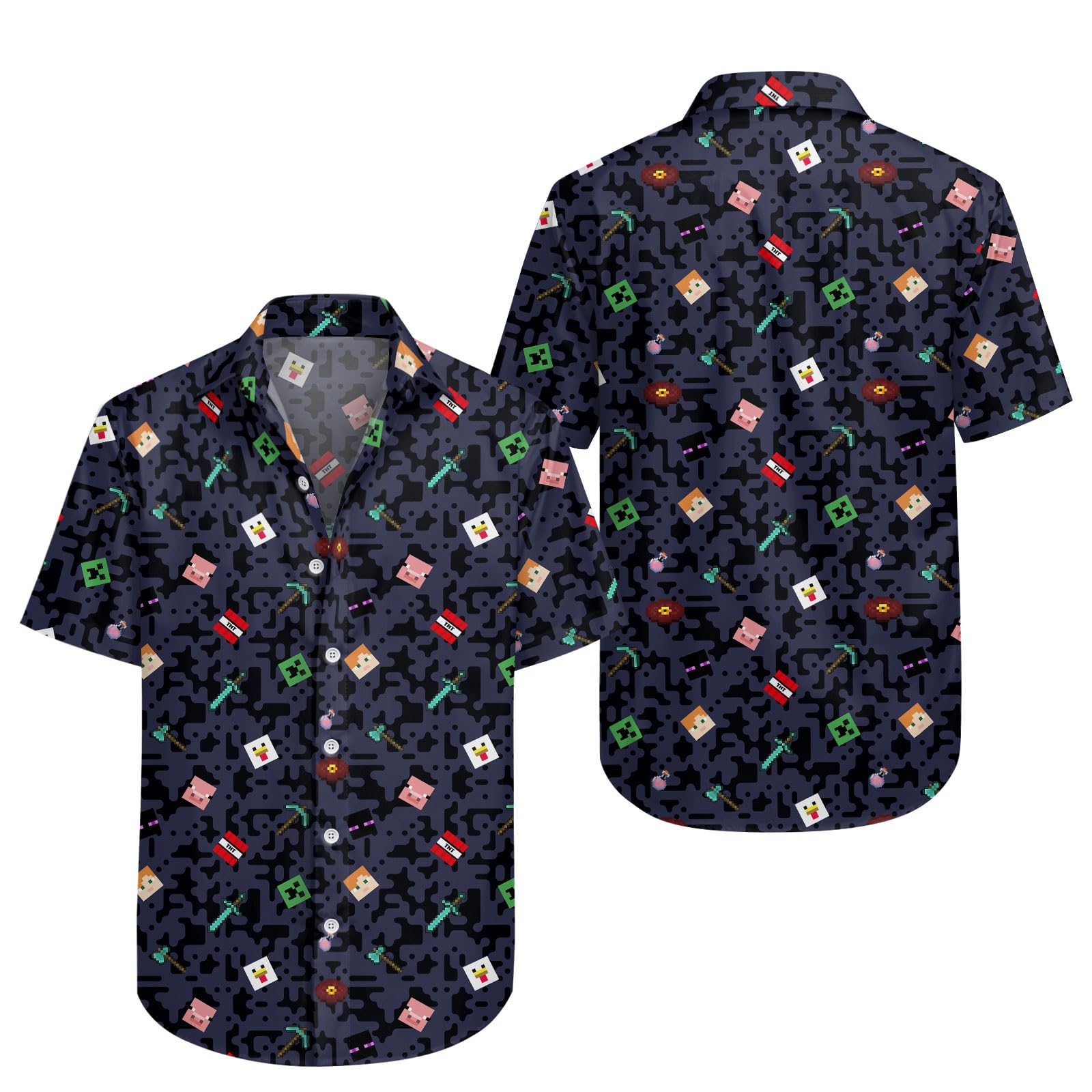 99TIMORO Movie Characters Halloween Shirt for Men Short Sleeve Top