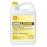 ShellZone Multi-Vehicle Extended Life 50/50 Pre-Diluted Antifreeze + Coolant (1 Gallon, Case of 6)