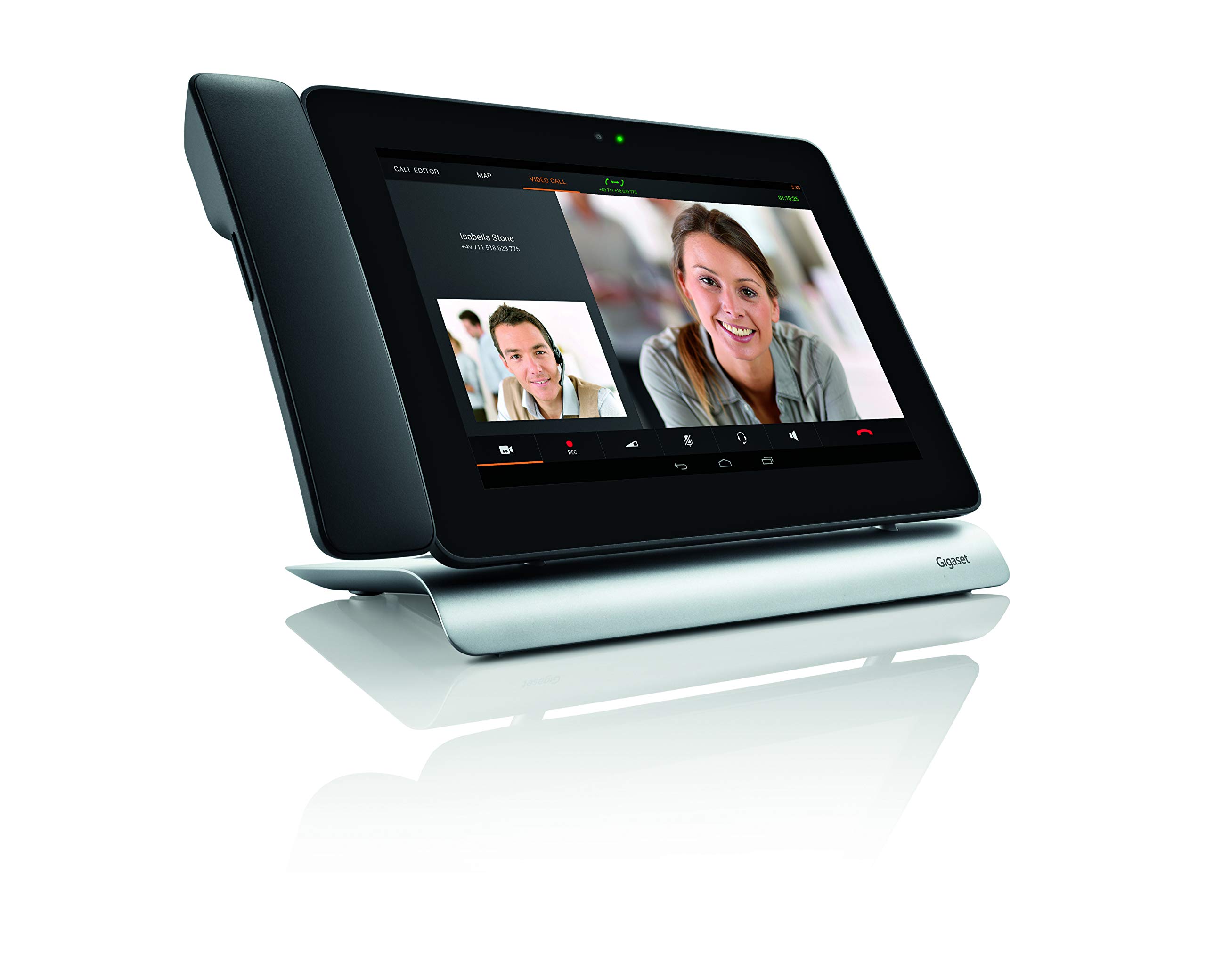Gigaset Maxwell 10S telefono IP Nero, Argento Cornetta wireless 12 linee Wi-Fi [Spagna]