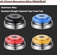 Vista 2 de Auriculares para bicicleta de montaña de 1.654-2.047 in de 1-1/8 pulgadas, MTB Road Bike Auriculares de doble rodamiento con tapa superior