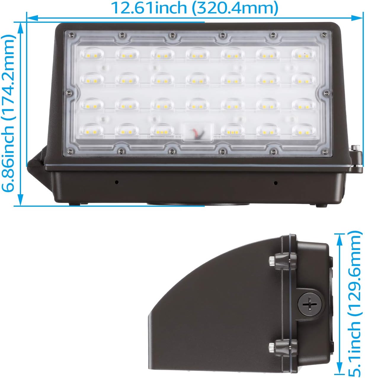 Black Friday - 60% OFF LEONLITE LED Full Cutoff Wall Pack Light, 45W Commercial and Industrial Wall Pack, IP65, UL Listed, 5625LM, Dimmable, IP65 Waterproof 5000K Daylight Outdoor Security Lighting Fixture, Pack of 2 Up To 40% OFF LEONLITE LED Full Cutoff Wall Pack Light, 45W Commercial and Industrial Wall Pack, IP65, UL Listed, 5625LM, Dimmable, IP65 Waterproof 5000K Daylight Outdoor Security Lighting Fixture, Pack of 2