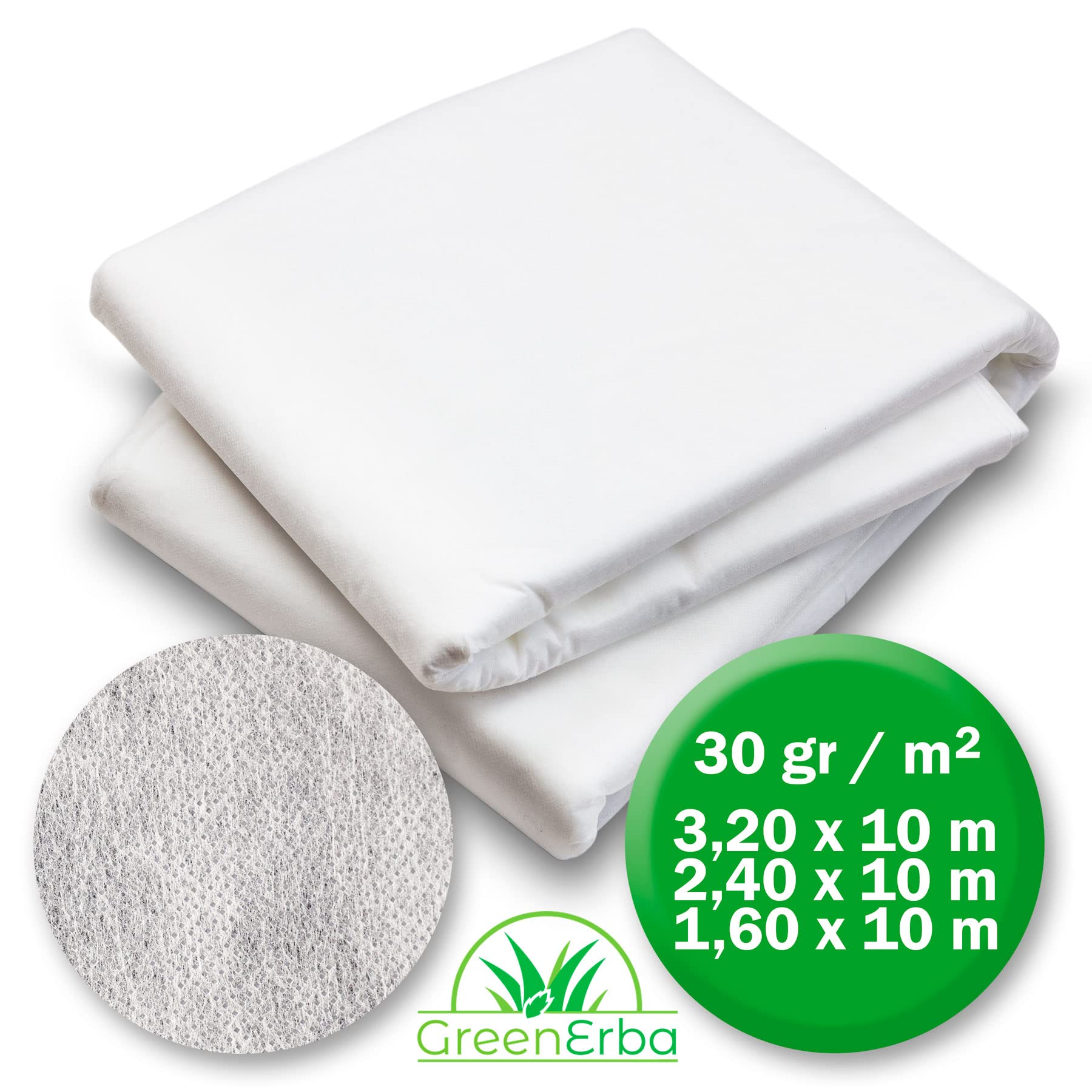 Huiguli Tessuto Non Tessuto per Piante 30 g/m², 2m*10m Resistente Telo Antigelo Inverno, Velo Protettivo Prevenire Insetti, Copri Piante Inverno per Protezione Fiori e Ortaggi, Bianco