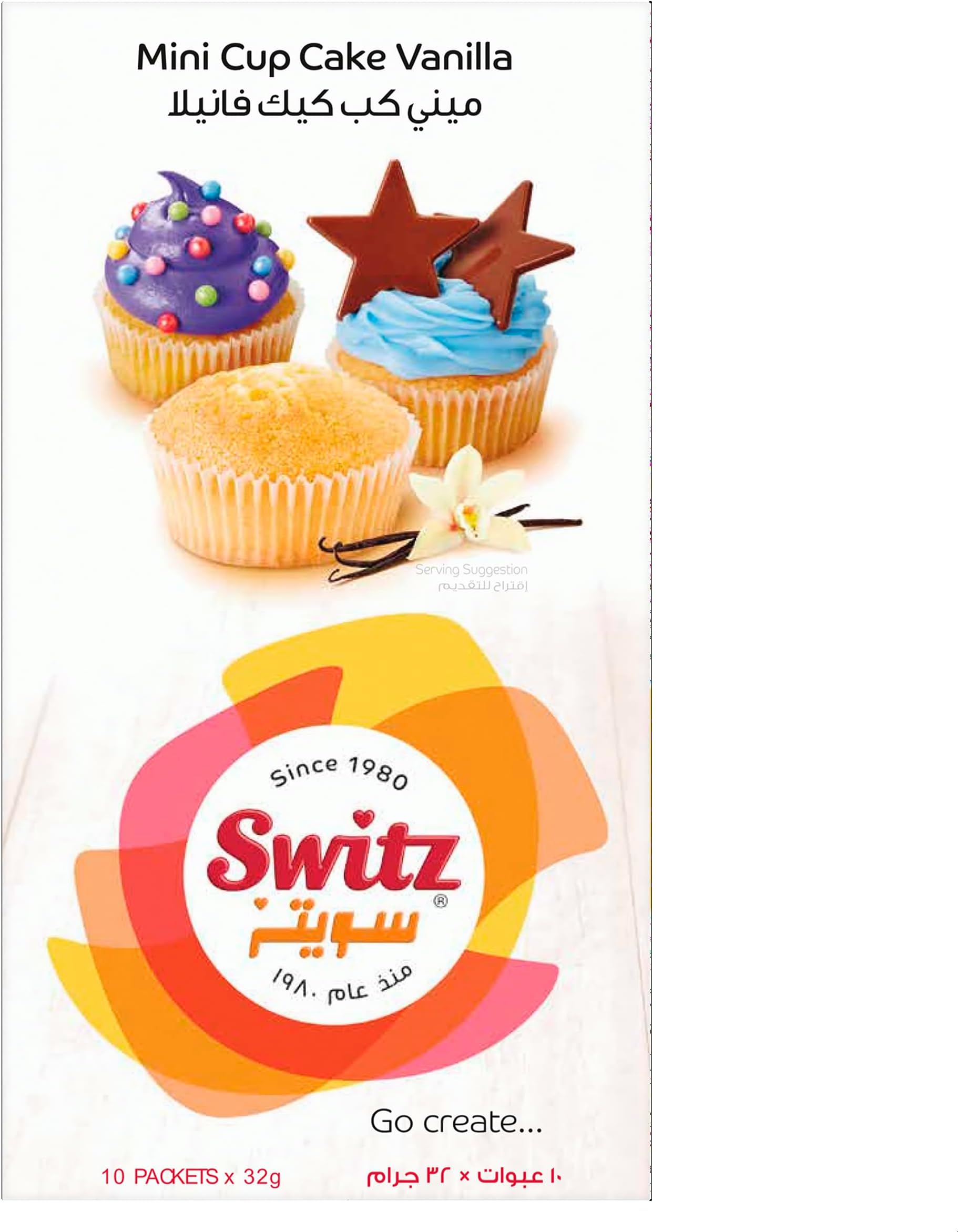 Mini Cup Cake, 10 x 32 g