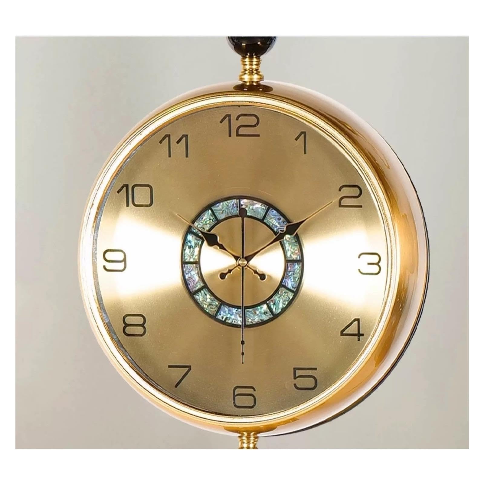 Reloj de Abuelo Reloj de pie de Metal Estilo Europeo silencioso
