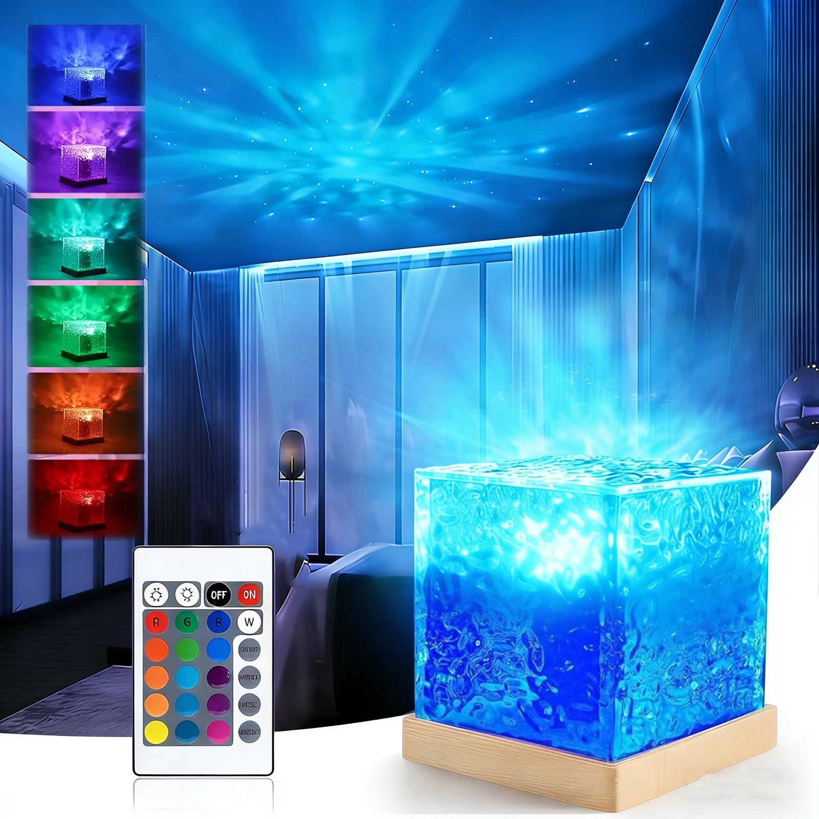 Magical Northern Lights for Your Room Aurora Night Light Projector Magic Northern Lights 16 Color Changing and Brightness