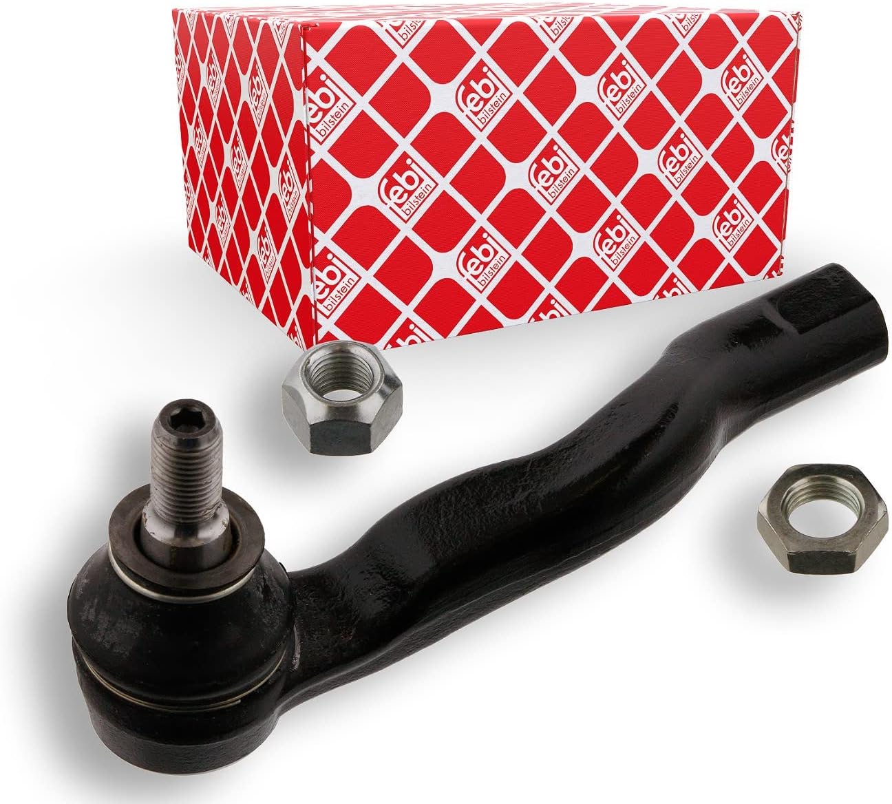 febi bilstein 33703 tie rod end with lock nut and counter nut (front axle left) - Pack of 1